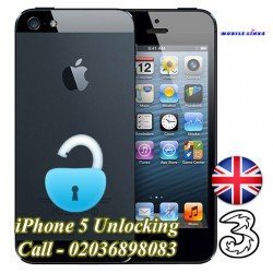 iPhone 5 Unlocking - 3 Network UK